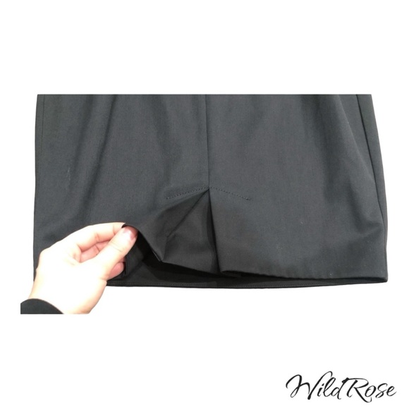 Byron Lars Black Structured Sheath Pencil Dress 4 - Picture 15 of 16